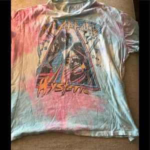 Women's XL Def Leppard Hysteria Band T- shirt